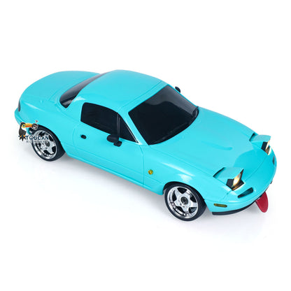 US Stock LDRC LD1804 1/18 2.4G 4X2 Remote Control Drift Car Brushed Motor ESC Servo Light System RC Racing Vehicle Assembled Toys RTR