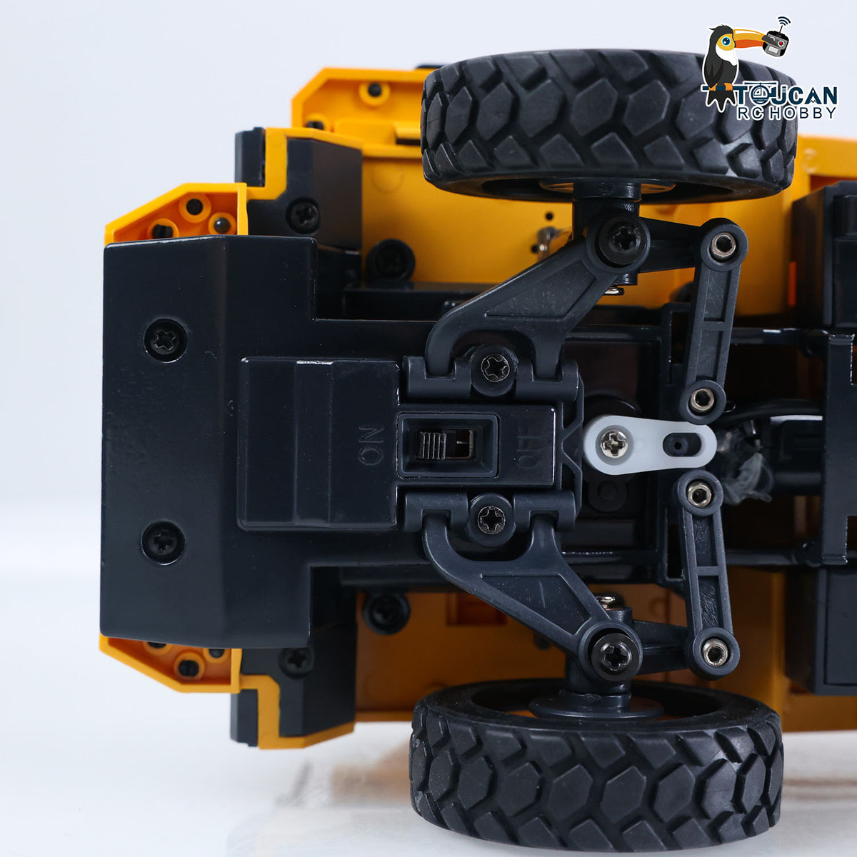 TOUCAN RC HOBBY Ready To Run 1/50 Electric Remote Control Dump Mining Truck RC Construction Vehicle Tipper Model Lights Sounds Effect USB Cable