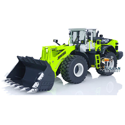 JDModel 198 1/14 RC Hydraulic Equipment Radio Controlled Loaders Ready To Run ZW370 Engineer Electric Car Hobby Model
