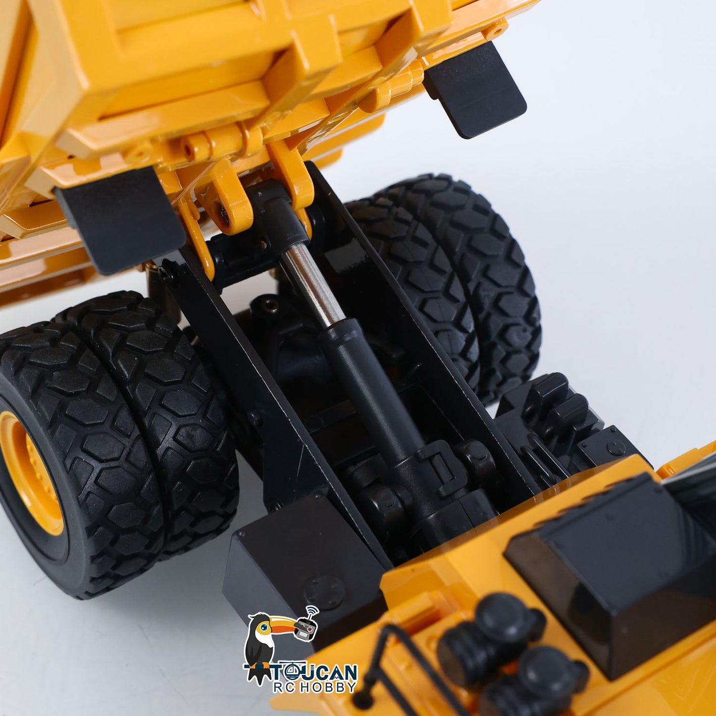 TOUCAN RC HOBBY Ready To Run 1/50 Electric Remote Control Dump Mining Truck RC Construction Vehicle Tipper Model Lights Sounds Effect USB Cable