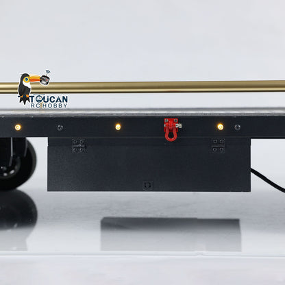 Metal 5 Axles Full Trailer for 1/10 1/8 RC Crawler 1/14 1/12 Hydraulic Radio Controlled Truck Car Painted DIY Models