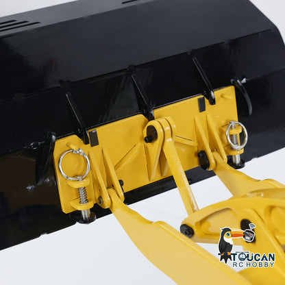 XDRC Metal 1/14 RC Loader WA470 Hydraulic Remote Control Construction Vehicle RTR Wheeled Truck Lights Sound Battery Charger for Sale