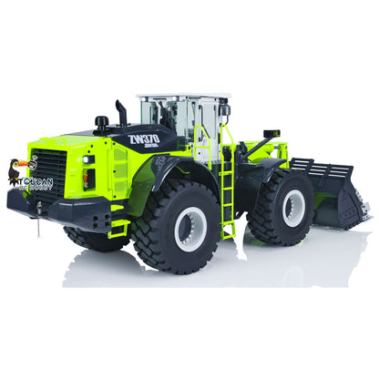 JDModel 198 Metal 1/14 RC Hydraulic Loader ZW370 Radio Control Construction Vehicle Truck Hobby Model Toy Gift for Children Adults
