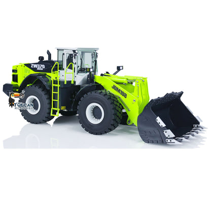 JDModel 198 Metal 1/14 RC Hydraulic Loader ZW370 Radio Control Construction Vehicle Truck Hobby Model Toy Gift for Children Adults