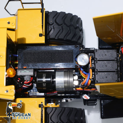 TOUCAN RC HOBBY XDRC 1/14 Scale RC Hydraulic Loader WA470 Metal Construction Vehicle 980L Remote Control Lights Sound Radio System