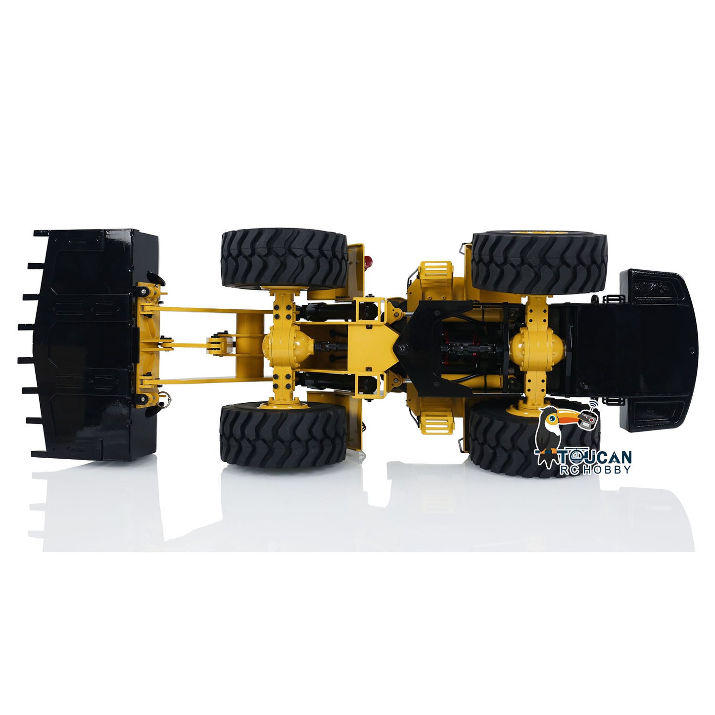 XDRC Metal 1/14 RC Loader WA470 Hydraulic Remote Control Construction Vehicle RTR Wheeled Truck Lights Sound Battery Charger for Sale