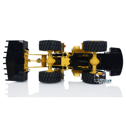 XDRC Metal 1/14 RC Loader WA470 Hydraulic Remote Control Construction Vehicle RTR Wheeled Truck Lights Sound Battery Charger for Sale