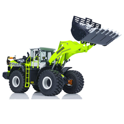 JDModel 198 1/14 RC Hydraulic Equipment Radio Controlled Loaders Ready To Run ZW370 Engineer Electric Car Hobby Model