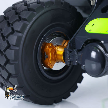 JDModel 198 ZW370 1/14 Metal RC Hydraulic RTR Loader 2-Speed Transmission ST8 Controller Light Sound Axles Lock Brushless Motor & ESC for Model Collectors