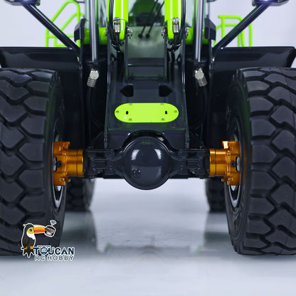 JDModel 198 ZW370 1/14 Metal RC Hydraulic RTR Loader 2-Speed Transmission ST8 Controller Light Sound Axles Lock Brushless Motor & ESC for Model Collectors