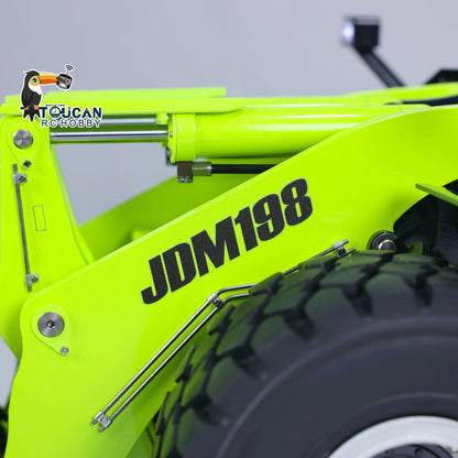 JDModel 198 Metal 1/14 RC Hydraulic Loader ZW370 Radio Control Construction Vehicle Truck Hobby Model Toy Gift for Children Adults