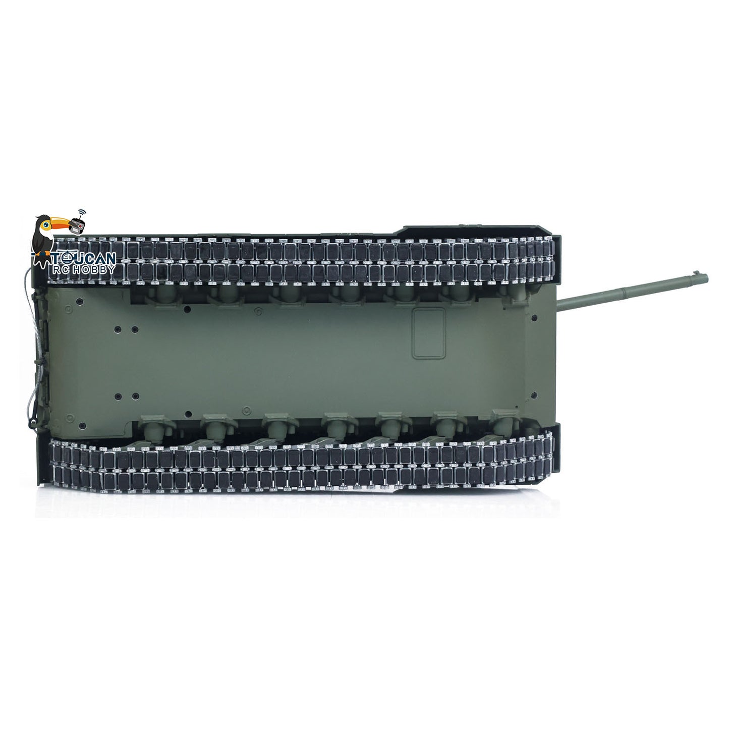 TOUCAN 1/16 Metal RC Tank 3889 German Leopard A6 Turret Electric Periscope 360 Rotation Barrel Recoil Elevation Battery RTR