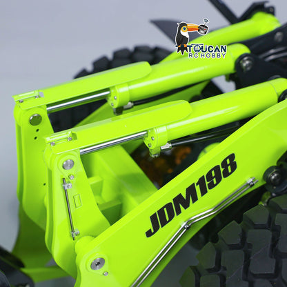 JDModel 198 1/14 RC Hydraulic Equipment Radio Controlled Loaders Ready To Run ZW370 Engineer Electric Car Hobby Model