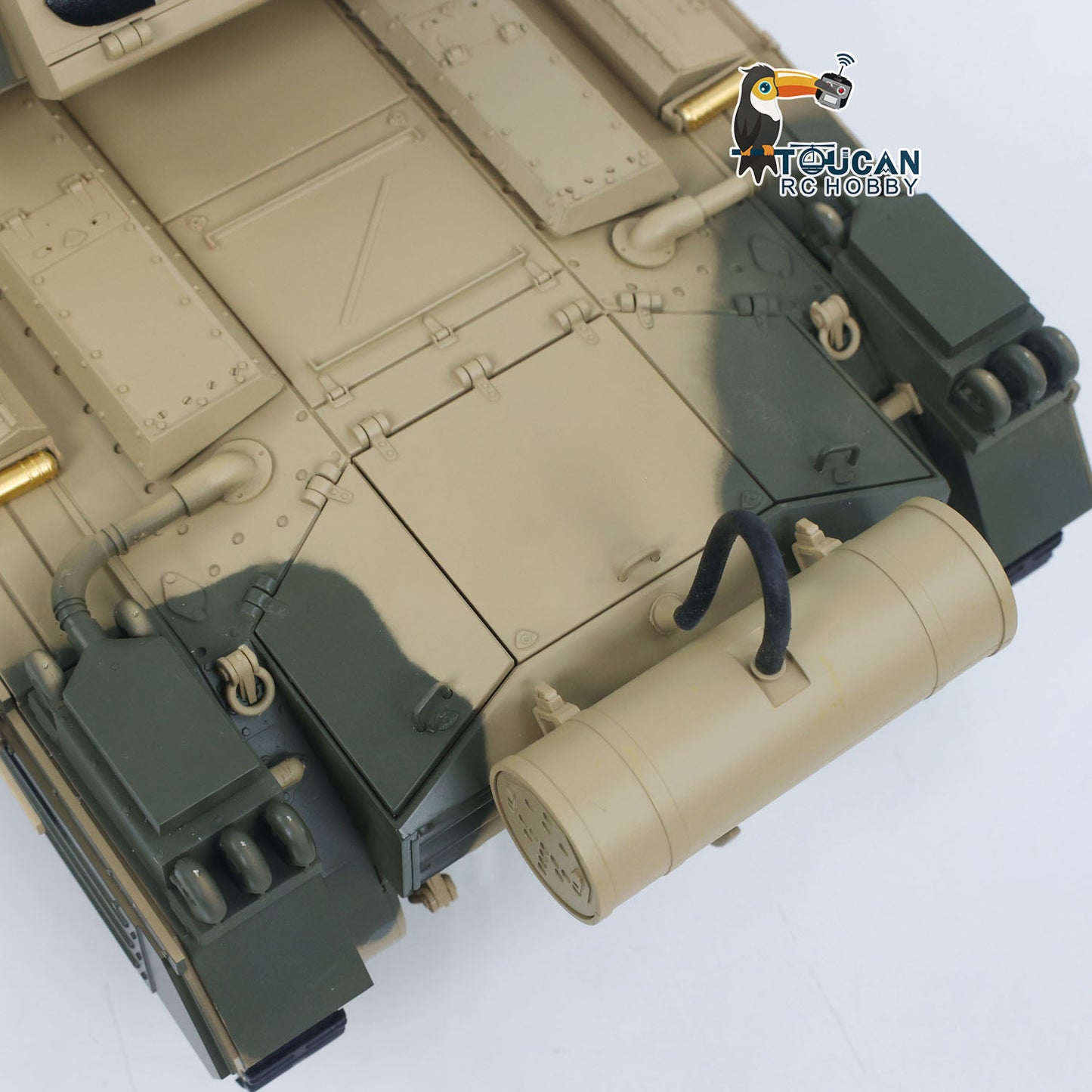 CoolBank 1/16 Radio Control Tank Crusader MK III 360 Degre Turret Rotation Barrel Recoil Elevation Light Sound Smoke System