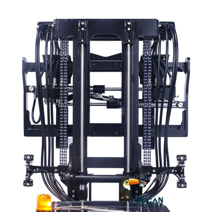 LESU AOUE LD160S 1/14 Metal Hydraulic RC Forklift FlySky ST8 Remote Controller and SR12 Receiver 6 Ways Reversing Valve Sound Light System