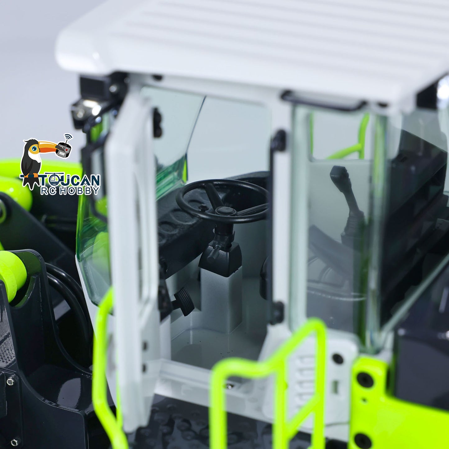 JDModel 198 ZW370 1/14 Metal RC Hydraulic RTR Loader 2-Speed Transmission ST8 Controller Light Sound Axles Lock Brushless Motor & ESC for Model Collectors