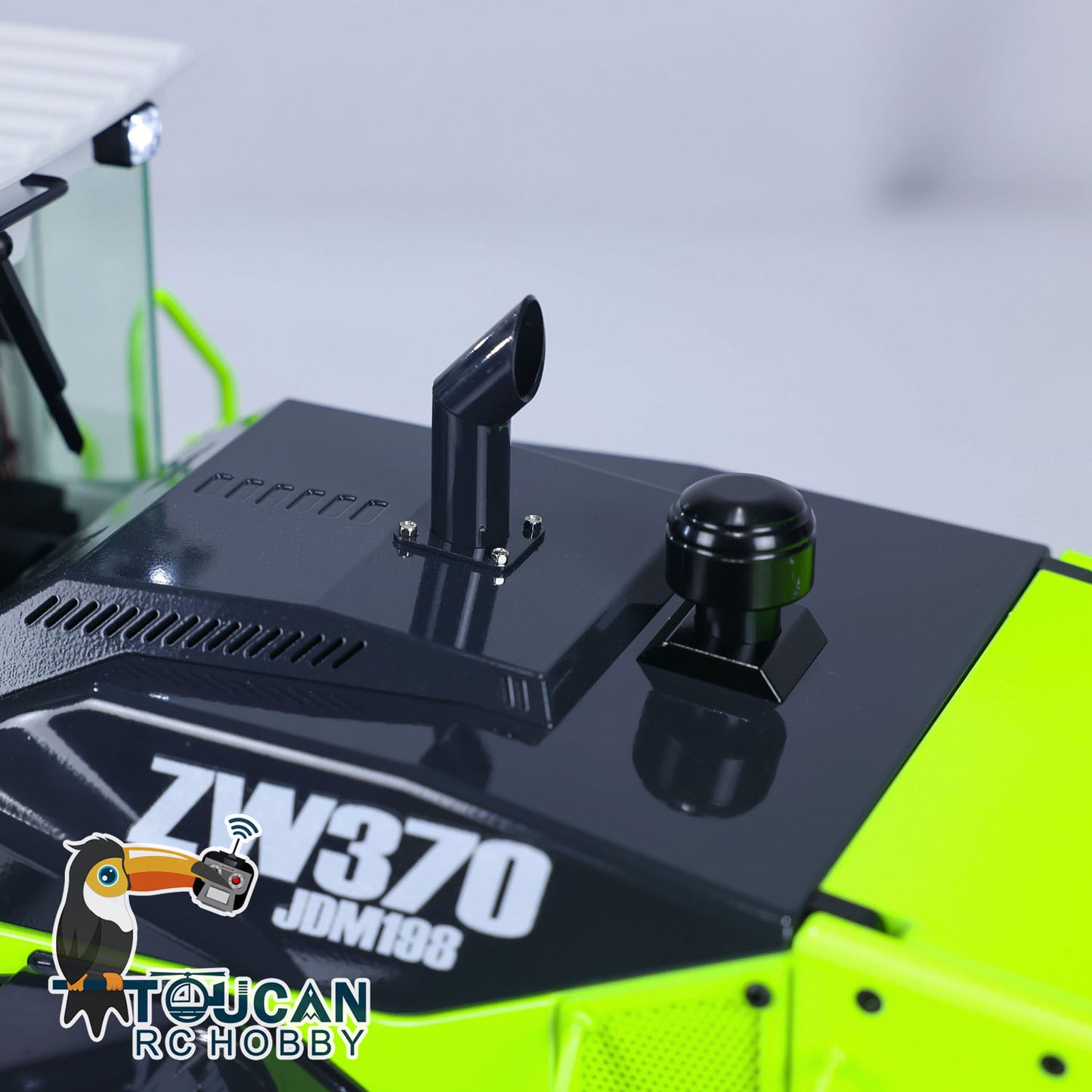 JDModel 198 1/14 RC Hydraulic Equipment Radio Controlled Loaders Ready To Run ZW370 Engineer Electric Car Hobby Model