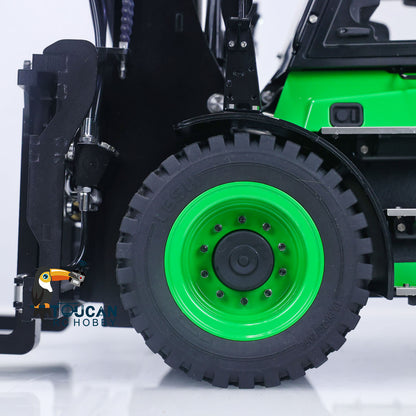 LESU AOUE LD160S 1/14 Metal Hydraulic RC Forklift FlySky ST8 Remote Controller and SR12 Receiver 6 Ways Reversing Valve Sound Light System
