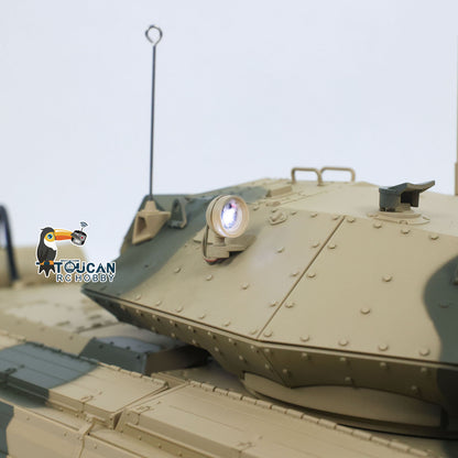 CoolBank 1/16 Radio Control Tank Crusader MK III 360 Degre Turret Rotation Barrel Recoil Elevation Light Sound Smoke System