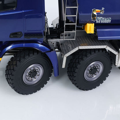 TOUCAN RC HOBBY MODO 3348 1/14 8*8 Metal RC Hydraulic Dump Truck 2Speed Remote Control Tipper Differential Locks Brushless Motor Radio Light Sound