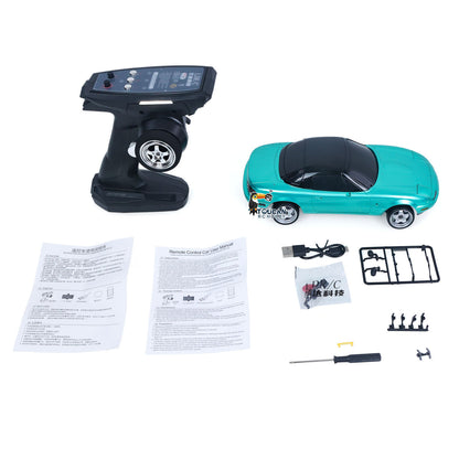 TOUCAN RC HOBBY US Stock LDRC LD1804 1/18 2.4G 4X2 Remote Control Drift Car Brushed Motor ESC Servo Light System RC Racing Vehicle Assembled RTR
