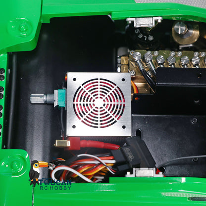 LESU AOUE LD160S 1/14 Metal Hydraulic RC Forklift FlySky ST8 Remote Controller and SR12 Receiver 6 Ways Reversing Valve Sound Light System