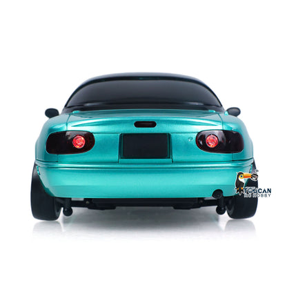 LDRC LD1804 1/18 2.4G 4X2 Remote Control Drift Car Brushed Motor ESC Servo Light System RC Racing Vehicle Assembled RTR