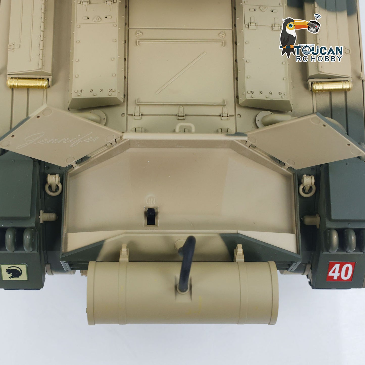 CoolBank 1/16 Radio Control Tank Crusader MK III 360 Degre Turret Rotation Barrel Recoil Elevation Light Sound Smoke System