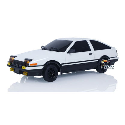 US Stock 1/18 LDRC 2.4G Remote Control Drift Car AE86 Model RWD Race Vehicles Hight Speed 10KM/H Flip Light Battery USB Charge Mini Gifts