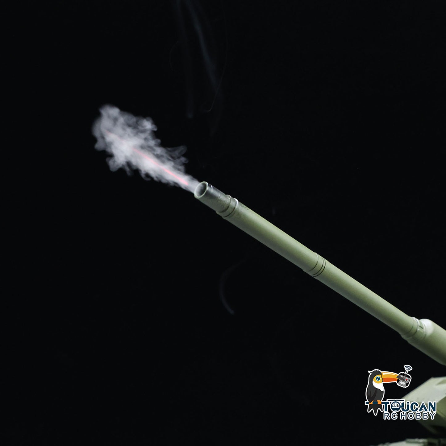 TOUCAN 1/16 Metal RC Tank 3889 German Leopard A6 Turret Electric Periscope 360 Rotation Barrel Recoil Elevation Battery RTR