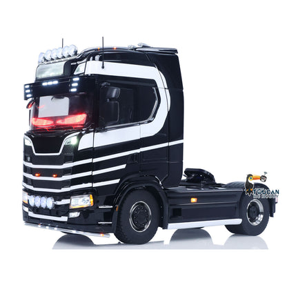 In Stock Unitru 05 770S 1/14 RC Tractor Truck 4x4 Metal Chassis RTR 3Speed Gearbox Remote Control Lorry Car Smoke Light Sound ST8 Battery