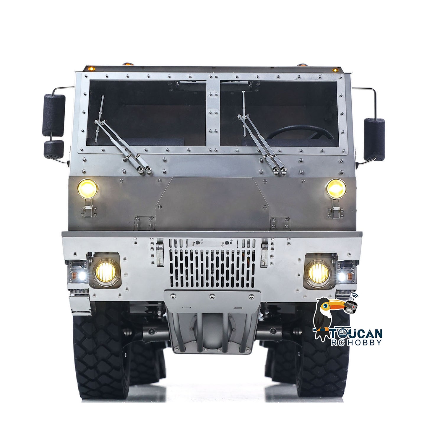 1/14 RC Off Road Military Truck Metal Body 6X6 Remote Control Transport Vehicle T815 3Speed Flysky ST8 Radio Differential Locks