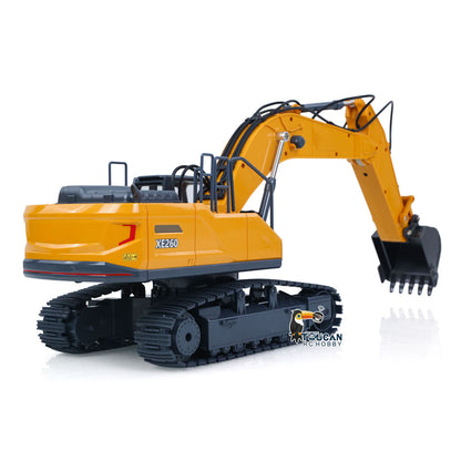 TOUCAN RC HOBBY HUINA 1/18 Electric RC Excavator XE1260 Remote Control Digger RTR 300 Degree Rotation Finished Model Metal Bucket Light Sound