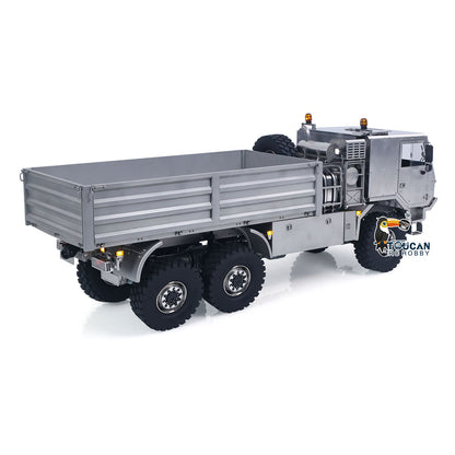 1/14 RC Off Road Military Truck Metal Body 6X6 Remote Control Transport Vehicle T815 3Speed Flysky ST8 Radio Differential Locks