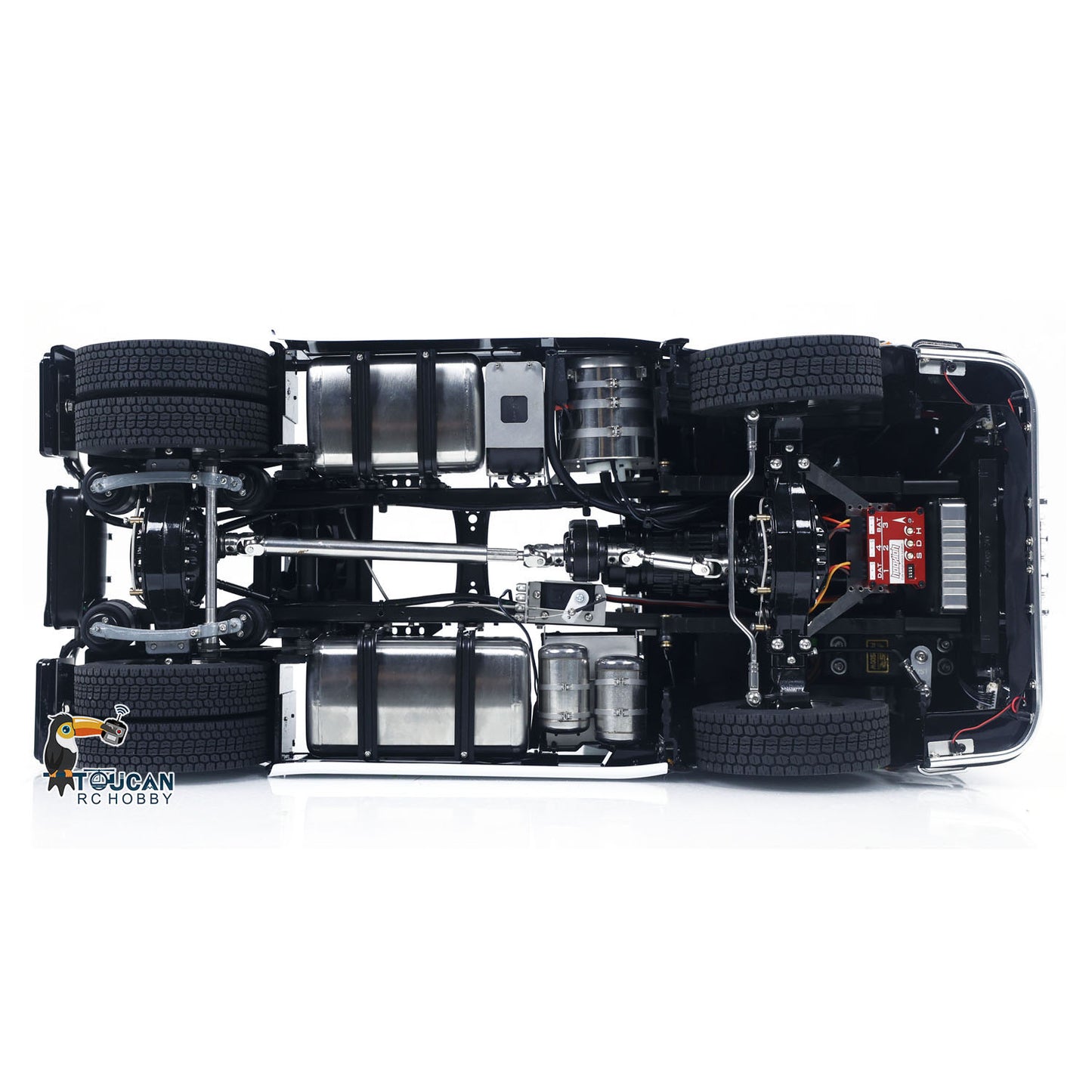 In Stock Unitru 05 770S 1/14 RC Tractor Truck 4x4 Metal Chassis RTR 3Speed Gearbox Remote Control Lorry Car Smoke Light Sound ST8 Battery