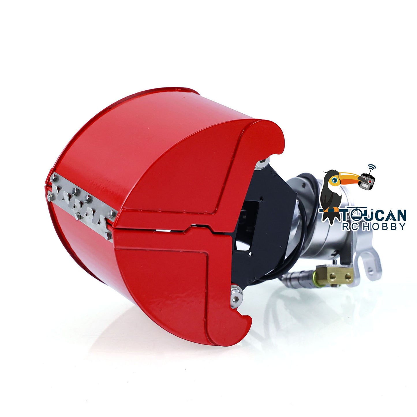 CUT Model Metal Hydraulic Clamshell Bucket/Claw for 1/14 RC Crane Truck Remote Control Dumper Construction Vehicles for DIY Model Enthusiast