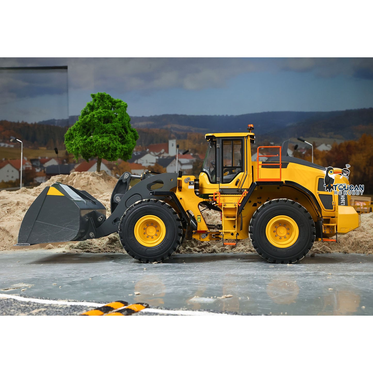Double E Metal 1/14 4X4 Remote Control Hydraulic Loader L260H Axle Locks 2Speed Gearbox Brushless Motor Battery RTR Light System