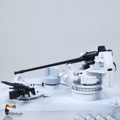 Flash Sale TOUCAN 1/16 Metal RC Tank 3889 German Leopard A6 Turret Electric Periscope 360 Rotation Barrel Recoil Elevation Battery RTR