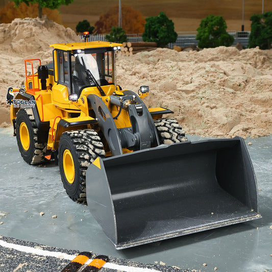 Double E Metal 1/14 4X4 Remote Control Hydraulic Loader L260H Axle Locks 2Speed Gearbox Brushless Motor Battery RTR Light System