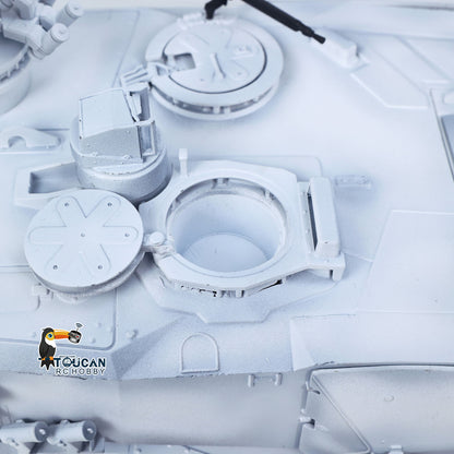 Flash Sale TOUCAN 1/16 Metal RC Tank 3889 German Leopard A6 Turret Electric Periscope 360 Rotation Barrel Recoil Elevation Battery RTR