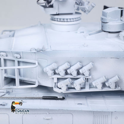 Flash Sale TOUCAN 1/16 Metal RC Tank 3889 German Leopard A6 Turret Electric Periscope 360 Rotation Barrel Recoil Elevation Battery RTR