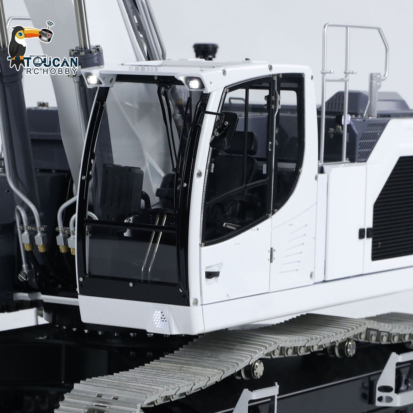 LESU LR945 1/14 3-arm RC Hydraulic Equipment Metal Excavator Remote Control Digger Electric Vehicle Kits PNP RTR Optional Versions