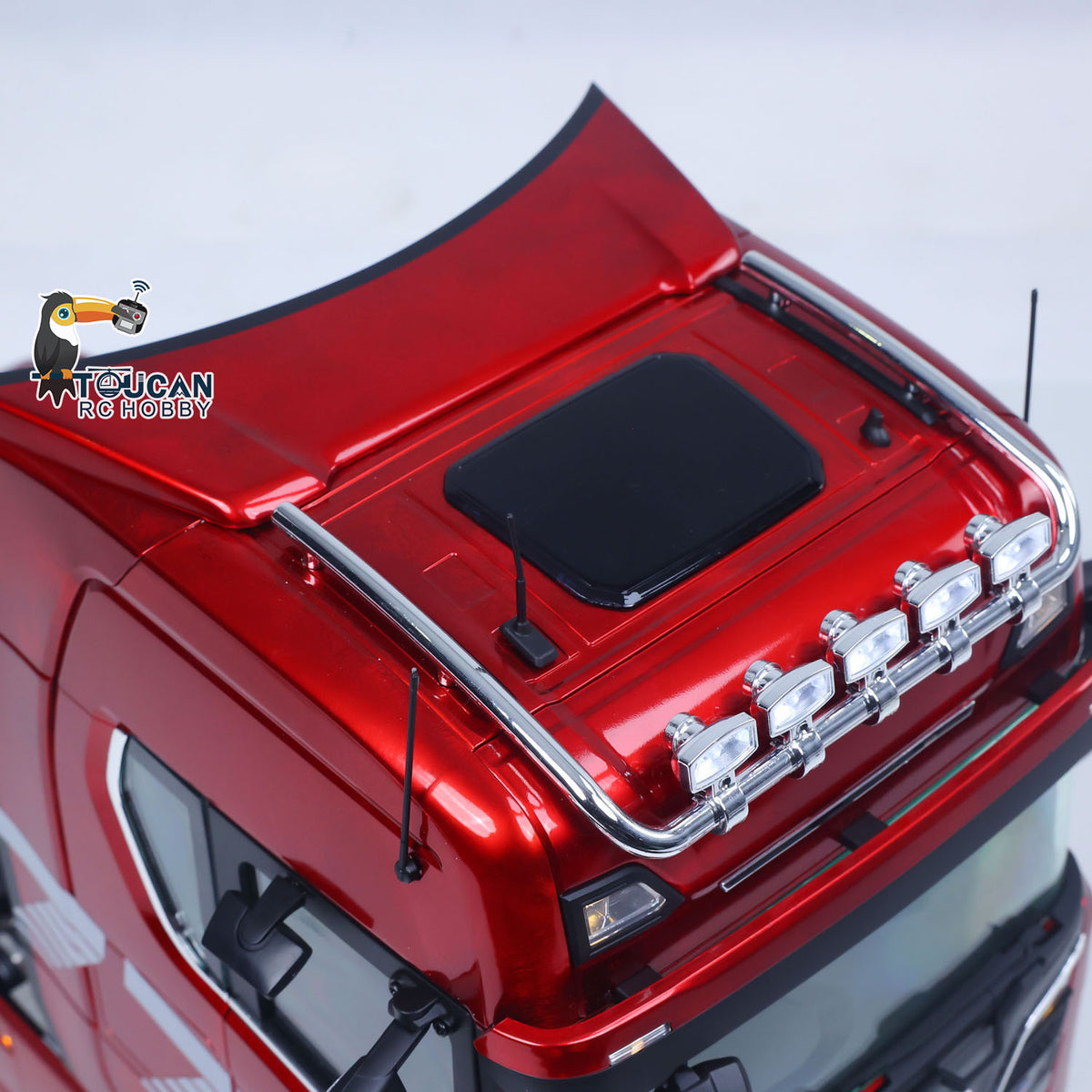TOUCAN RC HOBBY KABOLITE Metal 1/14 770S 100 RC Tractor Truck 6x6 Remote Control Lorry RTR Car Model 2Speed Gearbox Differential Lock Battery Radio System Light Sound
