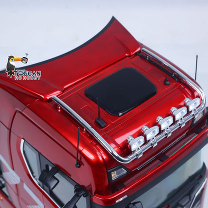TOUCAN RC HOBBY KABOLITE Metal 1/14 770S 100 RC Tractor Truck 6x6 Remote Control Lorry RTR Car Model 2Speed Gearbox Differential Lock Battery Radio System Light Sound