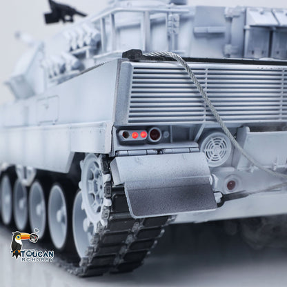 Flash Sale TOUCAN 1/16 Metal RC Tank 3889 German Leopard A6 Turret Electric Periscope 360 Rotation Barrel Recoil Elevation Battery RTR