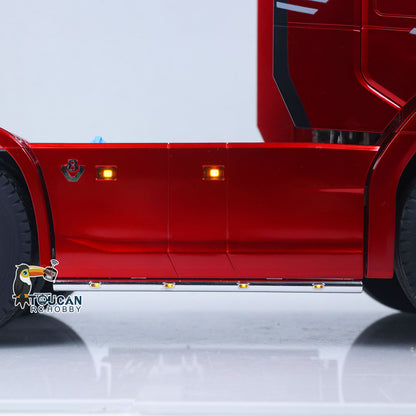 TOUCAN RC HOBBY KABOLITE Metal 1/14 770S 100 RC Tractor Truck 6x6 Remote Control Lorry RTR Car Model 2Speed Gearbox Differential Lock Battery Radio System Light Sound