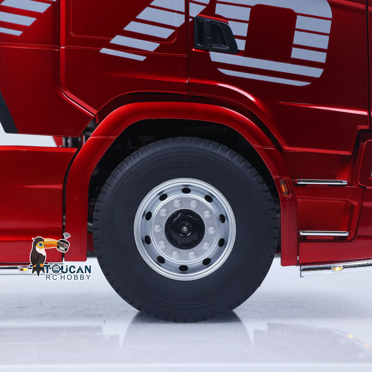 TOUCAN RC HOBBY KABOLITE Metal 1/14 770S 100 RC Tractor Truck 6x6 Remote Control Lorry RTR Car Model 2Speed Gearbox Differential Lock Battery Radio System Light Sound