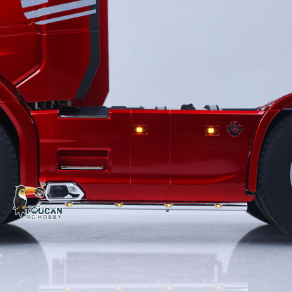 TOUCAN RC HOBBY KABOLITE Metal 1/14 770S 100 RC Tractor Truck 6x6 Remote Control Lorry RTR Car Model 2Speed Gearbox Differential Lock Battery Radio System Light Sound