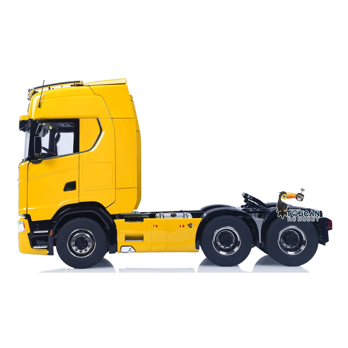 770S 1/14 6X6 RC Tractor Truck Liftable Rear Axle Wheel Hub Reduction Differential Locks Hobbywing ESC Flysky ST8 Light System