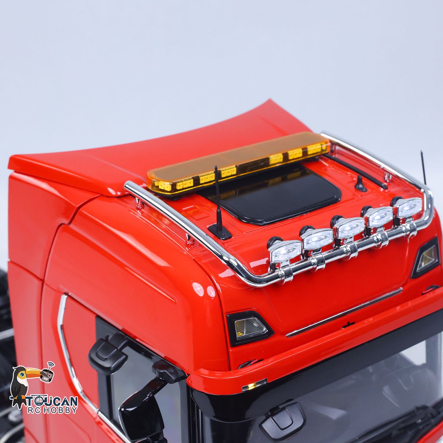 770S 1/14 6X6 RC Tractor Truck Liftable Rear Axle Wheel Hub Reduction Differential Locks Hobbywing ESC Flysky ST8 Light System